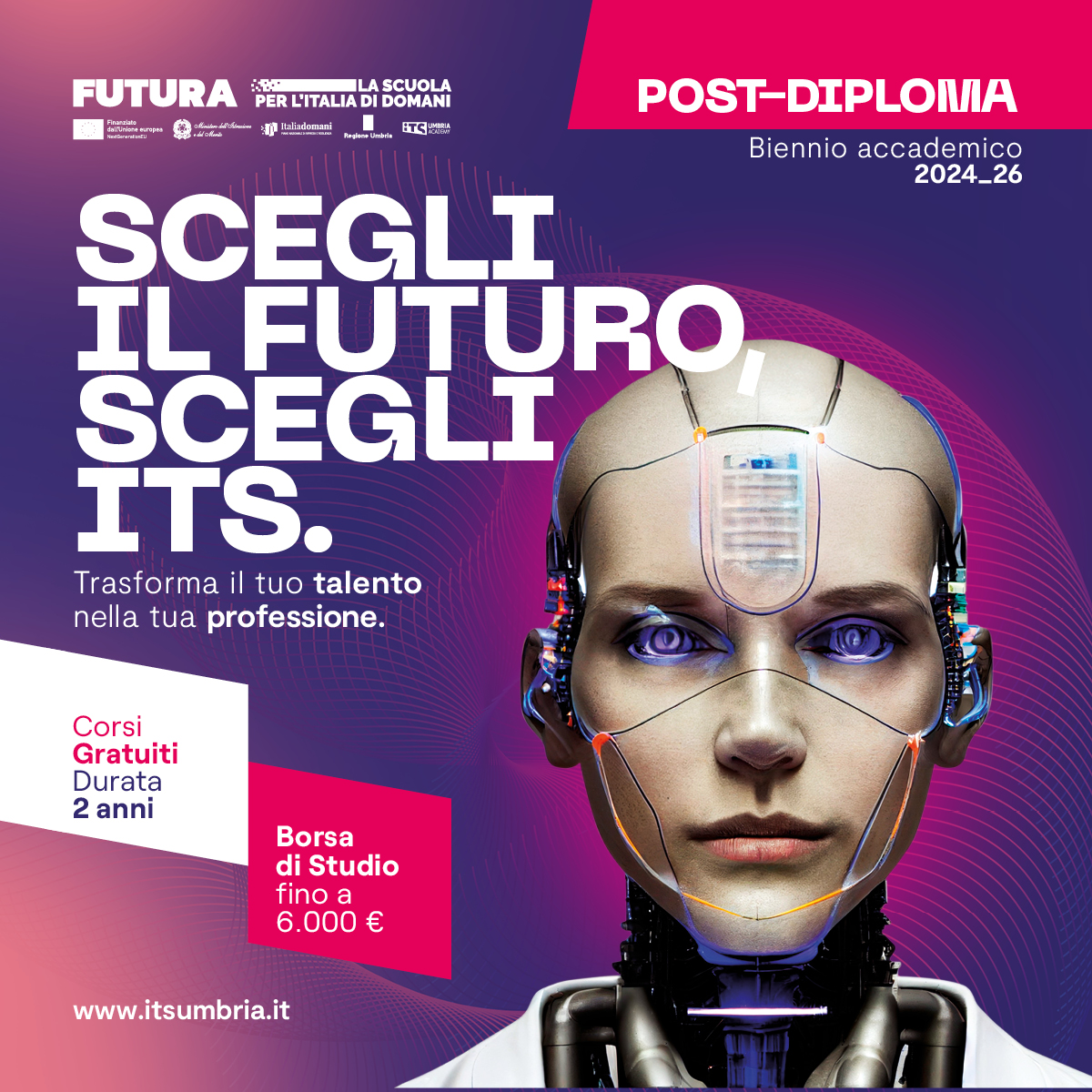 ItsUmbria's tweet photo. La tua professione di domani inizia dalle scelte di oggi. Scopri tutti i corsi post-diploma in partenza a settembre nei nostri Campus di Perugia, Foligno, Terni e Città di Castello ➡️ https://t.co/LitP9fVzCq https://t.co/z3GMgdCn9q