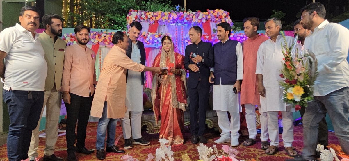 Dearest @Bipin_News11 Ji Many many congratulations on your wedding... May you both reach new heights in life just like you have achieved great heights in journalism...Best of luck👍
