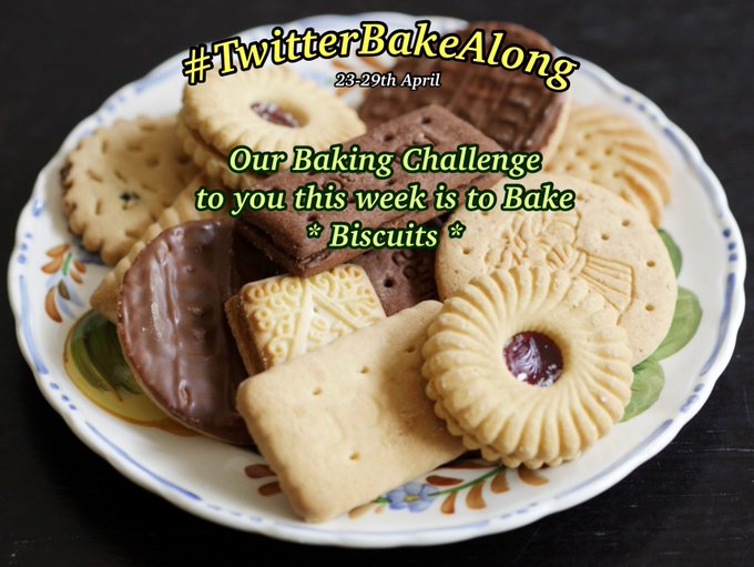 ** Last day to enter. Get them in before 12pm ** For this weeks #twitterbakealong challenge @thebakingnanna1 & @Rob_C_Allen Would love you to share your #biscuit bakes 😍 Don’t forget your dated handwritten note for a chance to be our 📷baker 📷 🥳