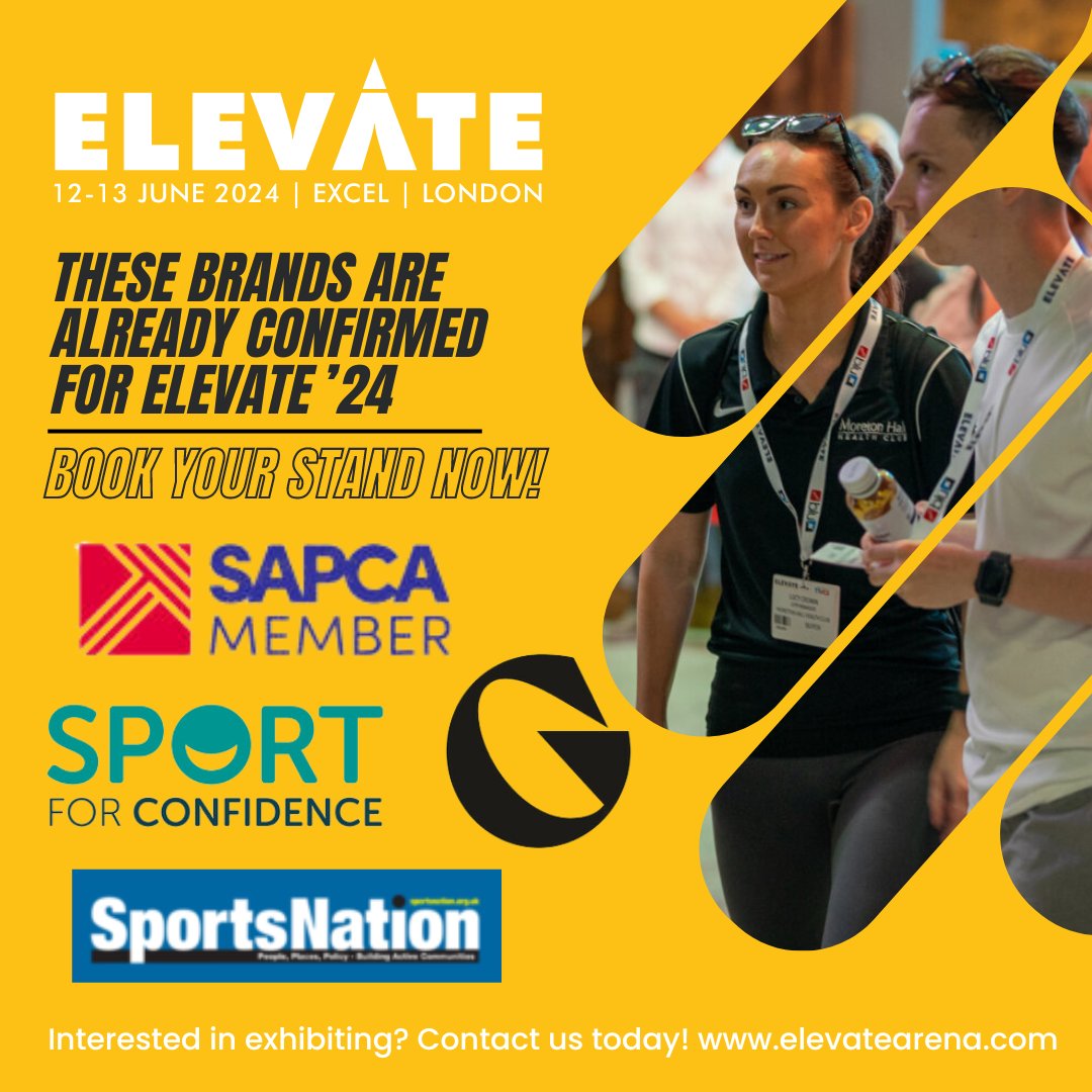 Elevate is proud to introduce a fresh wave of expertise and energy to the fitness industry: - @GoCardless - @SAPCA - @SportsNationMag - @sportforconf Secure your spot now and join us in shaping the future of the fitness industry: eventdata.uk/Forms/Default.…