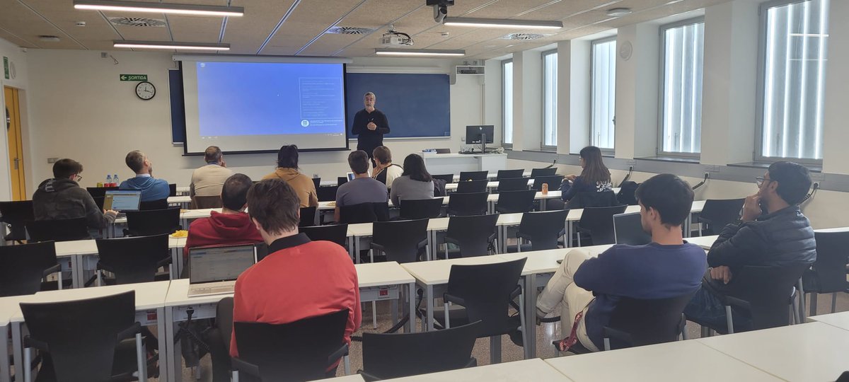 EEBE_UPC's tweet photo. Hem tancat #ResearchBeer d'aquest curs 23-24 amb les ponències de @gilserrancoli, del grup #InSup, i @lluissoler, d'#ENCORE
Tornem amb noves presentacions el proper curs per conèixer la recerca del Campus Diagonal-Besòs
#recercaEEBE #recercaUPC https://t.co/VEXCg26Zye