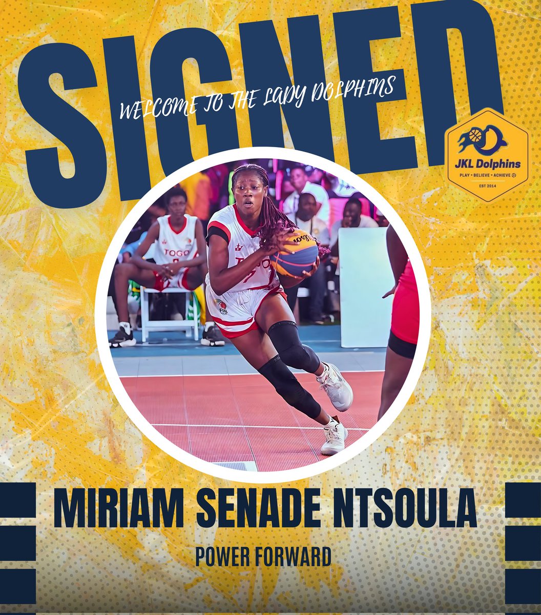 Newest #LadyDolphins alert! Please welcome Miriam Senade Ntsoula from Swallows Basketball, Togo🇹🇬🔥