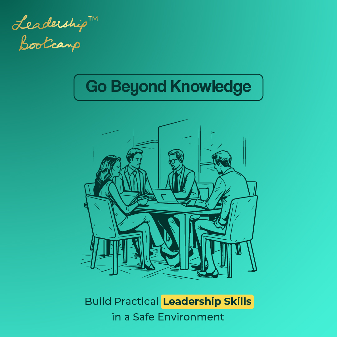 In a world where knowledge is abundant, Leadership Bootcamp™ focuses on testing your hands-on leadership skills in a psychologically safe environment. Let's speak today.

#leadershipbootcamp #leadershipskills #practicallearning #psychologicalsafety #leadershiptraining #teambuild