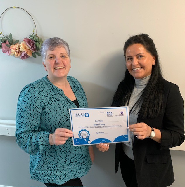 Delighted to have our 300th care home sign up to be part of ENRICH Scotland. A huge welcome to Millbrae Care Home in Coatbridge 🥳👏🥳👏 Pictured below is Manager Alouise Clarkson with Deputy Manager Renata Taraszkiew