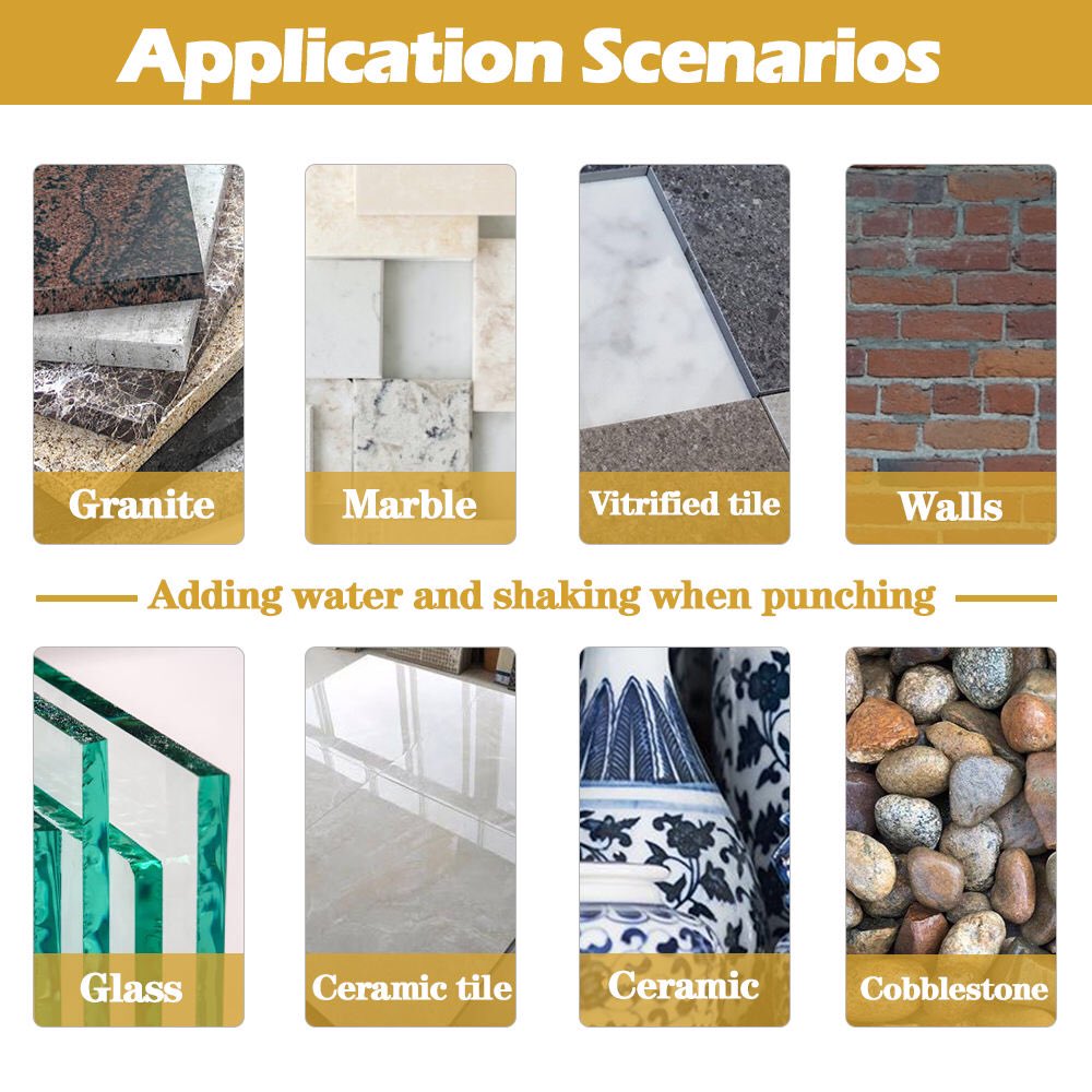 SupplierShawn's tweet image. Vacuum Brazed Diamond Core Drill Bit Set Tools For Porcelain Quartz Stone Marble Hole Saw
#diamonddrillbit
 #drillbit