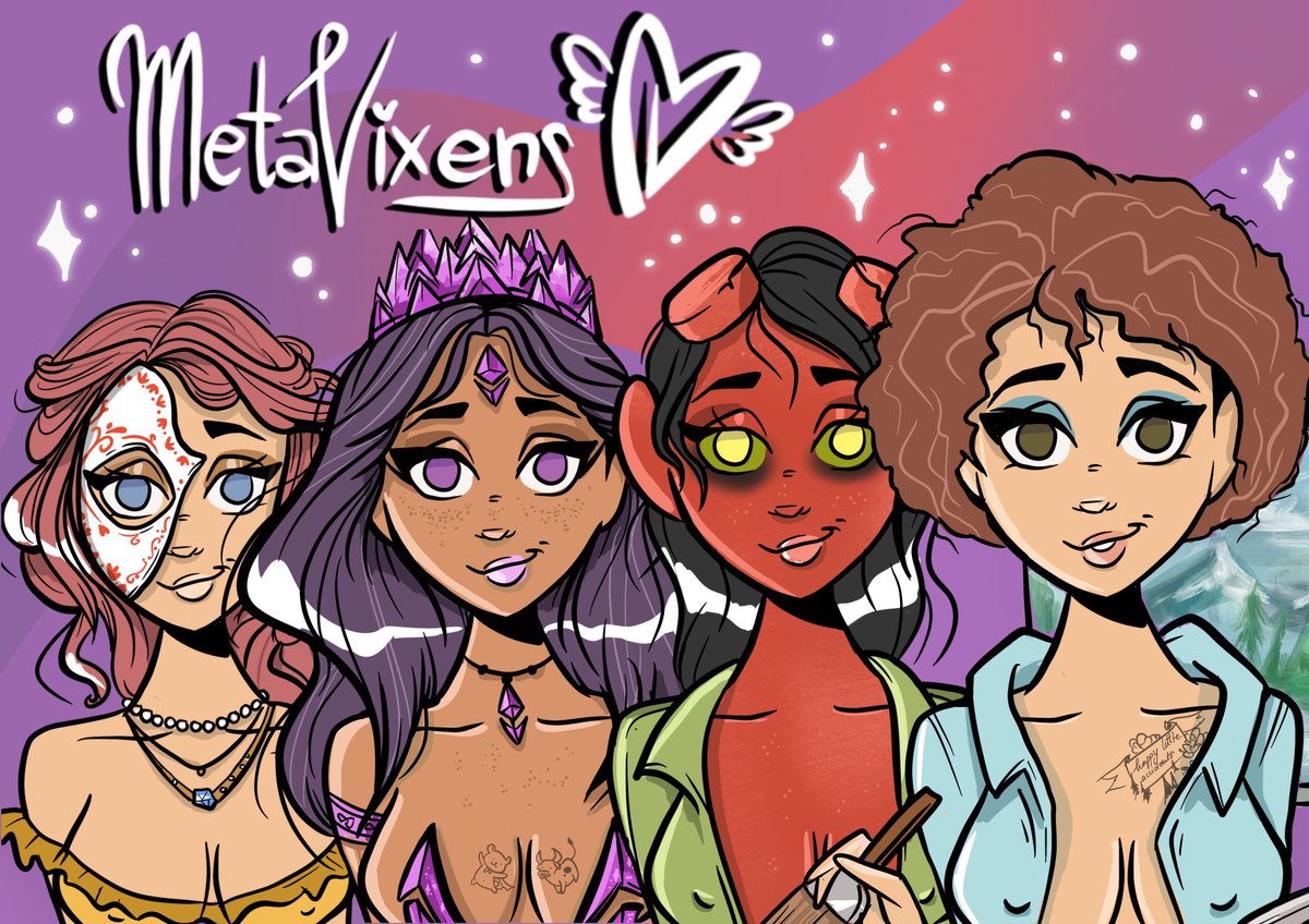 Please welcome @MetaVixensNFT joining us at @NFCsummit ! 🔥 Created by @theinkedminkNFT, the hand-drawn MetaVixens are Goddesses of the Metaverse. 🎪 📍Pop-up Gallery, Pavihão Carlos Lopes, May 28-30