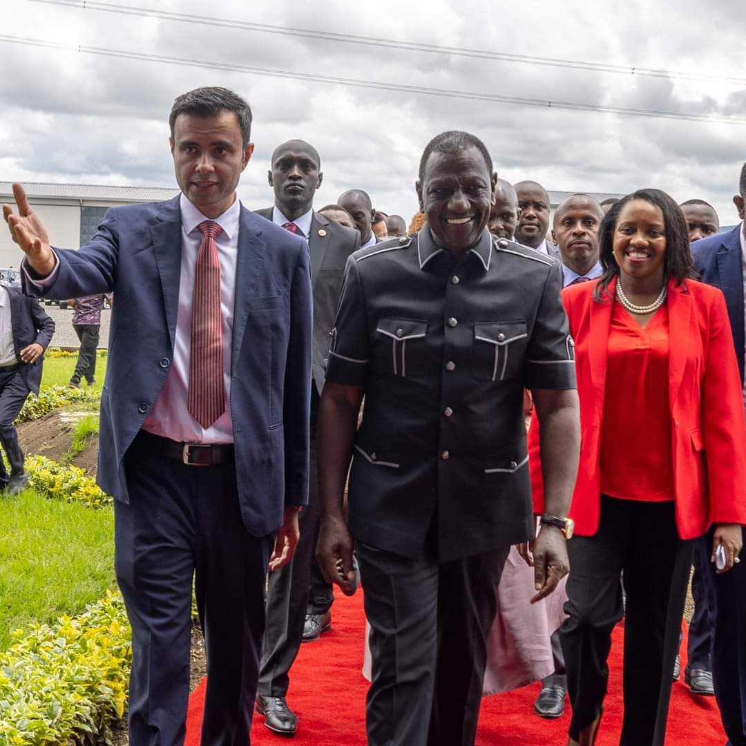 President William Samoei Ruto @WilliamsRuto Officially opened Jumbo Africa Auto Auction, Naivasha Special Economic Zone, Nakuru County.