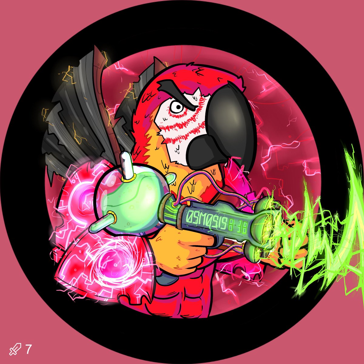 Highest power level minted so far! Did you notice the correlation between power level and how amazing the warrior looks? 😉