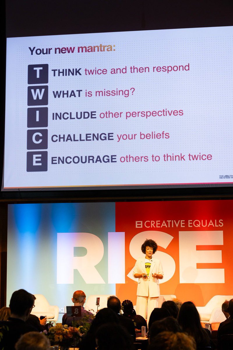 Our new mantra! Thanks to Shelley Bishton at NewsUK #RISE2024