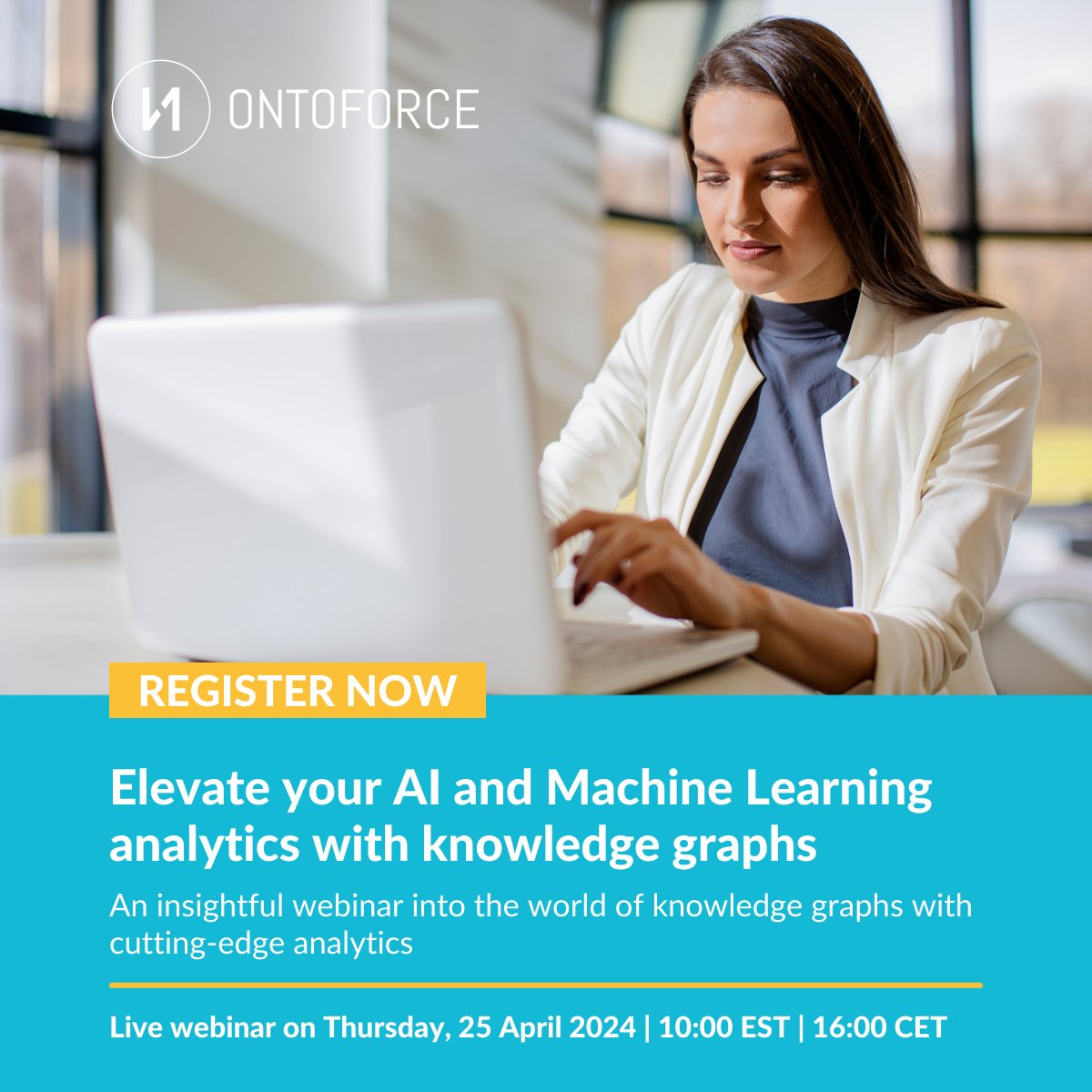 🚨 Last chance to register! 🚨
Don’t miss out on tomorrow's transformative webinar on "Elevate your AI and Machine Learning analytics with knowledge graphs". Join us on April 25th, 2024, at 10:00 EST | 16:00 CET 
🔗lnkd.in/ehfx6bcR
 #AI #ML #KnowledgeGraphs #lifesciences