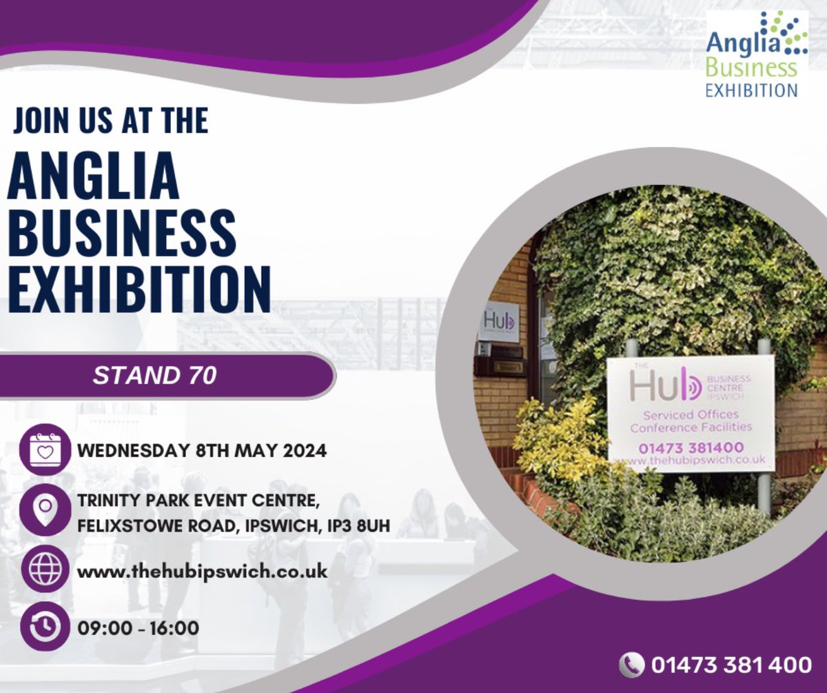 We are proud to announce once again, we will be attending the #anglianbusinessexhibition on the 8th May 2024 at Trinity Park. 

Please come along and show your support, we would be delighted to see you. 

#anglianbusinessexhibition #trinitypark #businescentre #localbusinesses