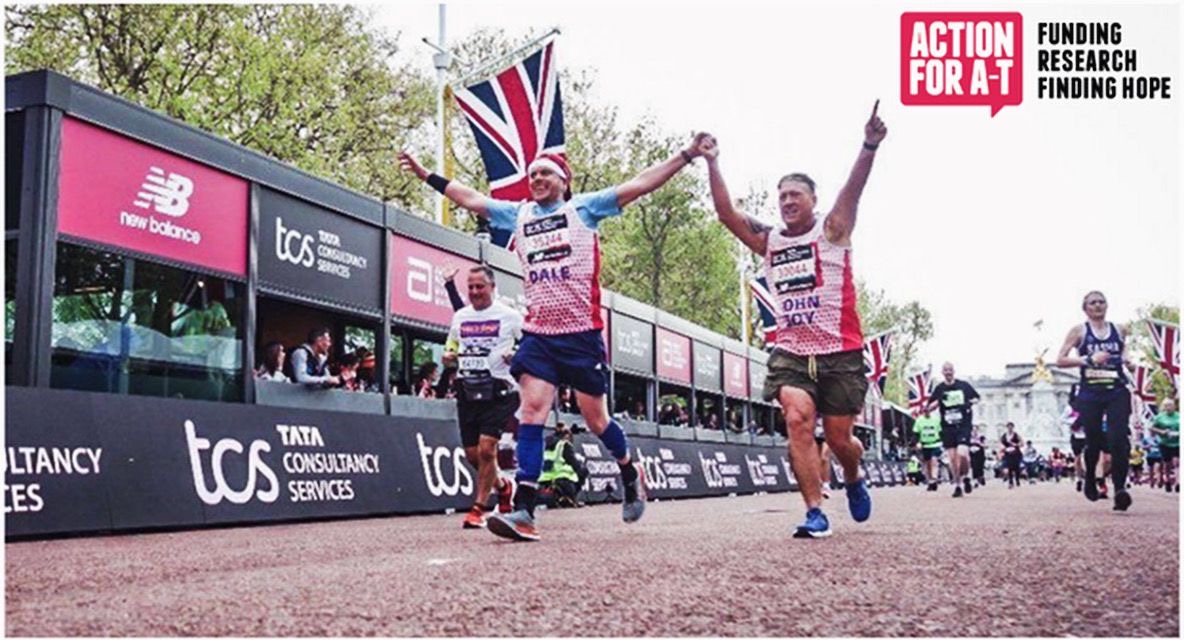ActionforAT's tweet photo. If you were inspired by our amazing London Marathon team and would like to take part in the 2025 event, please visit https://t.co/GPSTycrJaX before Friday 26th April. We also have guaranteed places available so message us if you would like to take part. #RunningforResearch https://t.co/m71IKvl1zB