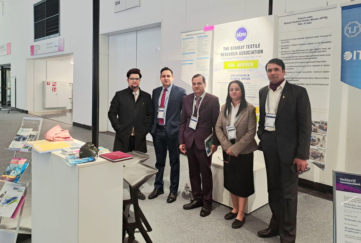 TextileValue's tweet image. BTRA exhibited in Techtextil 2024, Germany

#btra #exhibition #techtextil2024 #frankfurt #germany #technicaltextile #textileindusty #association