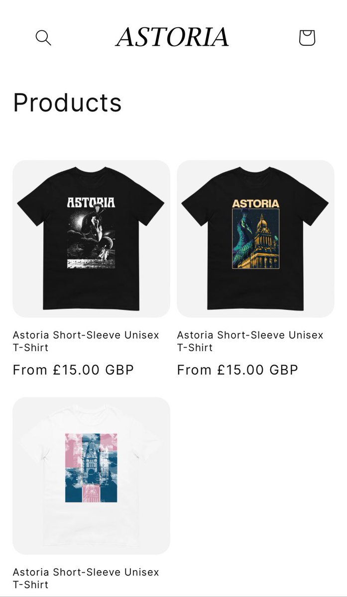 Our merch store is still live for a few more days - grab something while you can ⬇️ astoriamerchstore.myshopify.com/collections/all