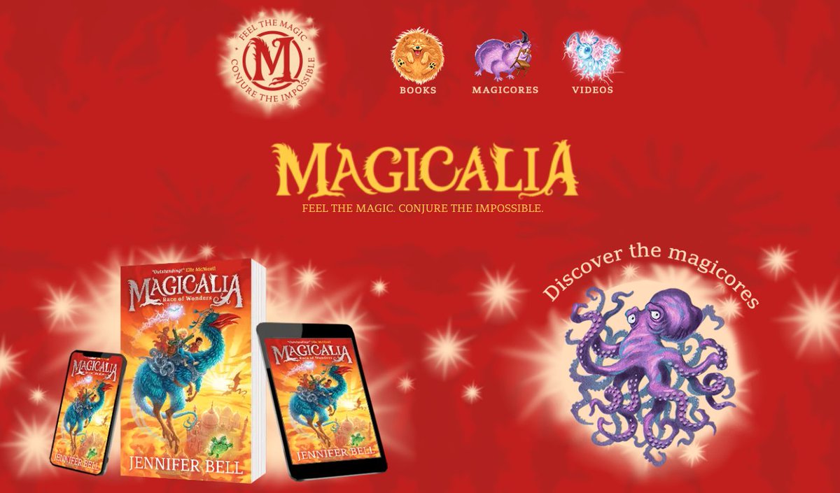 Head to the Magicalia website to meet the magicores, read an extract and pre-order the book! 

magicaliabooks.com