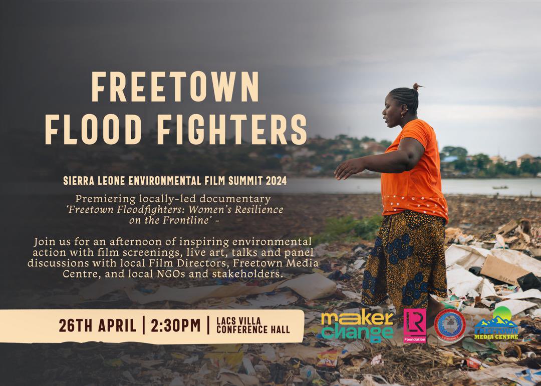FreetownMedia's tweet photo. Join us on Friday for an evening of inspiring environmental action with film screenings🎥🪘 https://t.co/Wo84sHJFZD