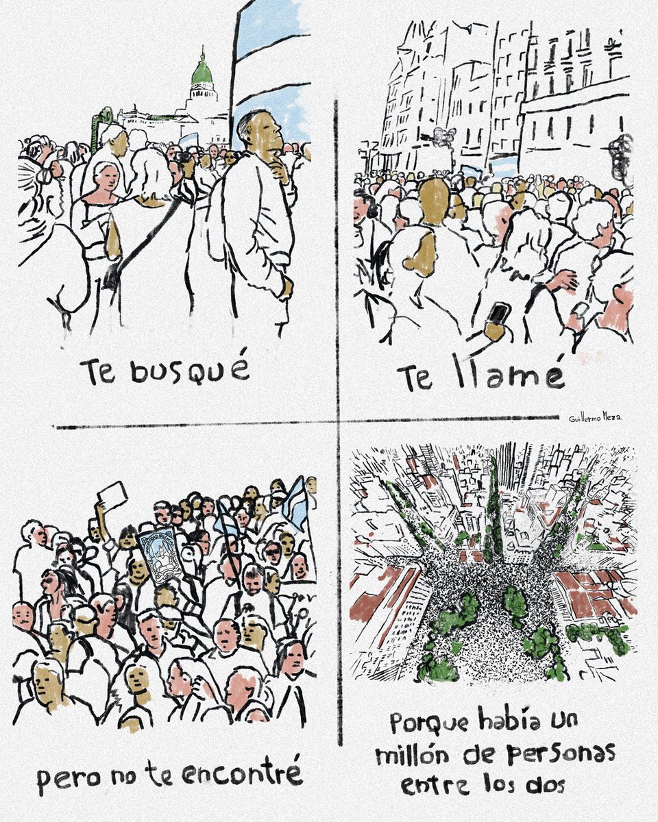 Cómo dijo <a href="/lihuelita/">Lihuel</a>
"Así como re festejamos un mundial te defendemos la educación pública.
Así, en la calle, a los gritos y cantando. Somos una sociedad hermosa."