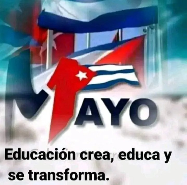 #CubaMined.  #EducaciónGuanabacoa.  #FidelPorSiempre #YoSoyMaestro @YanetHZP #LaHabanaDeTodo.  #CubaPorLaPaz.