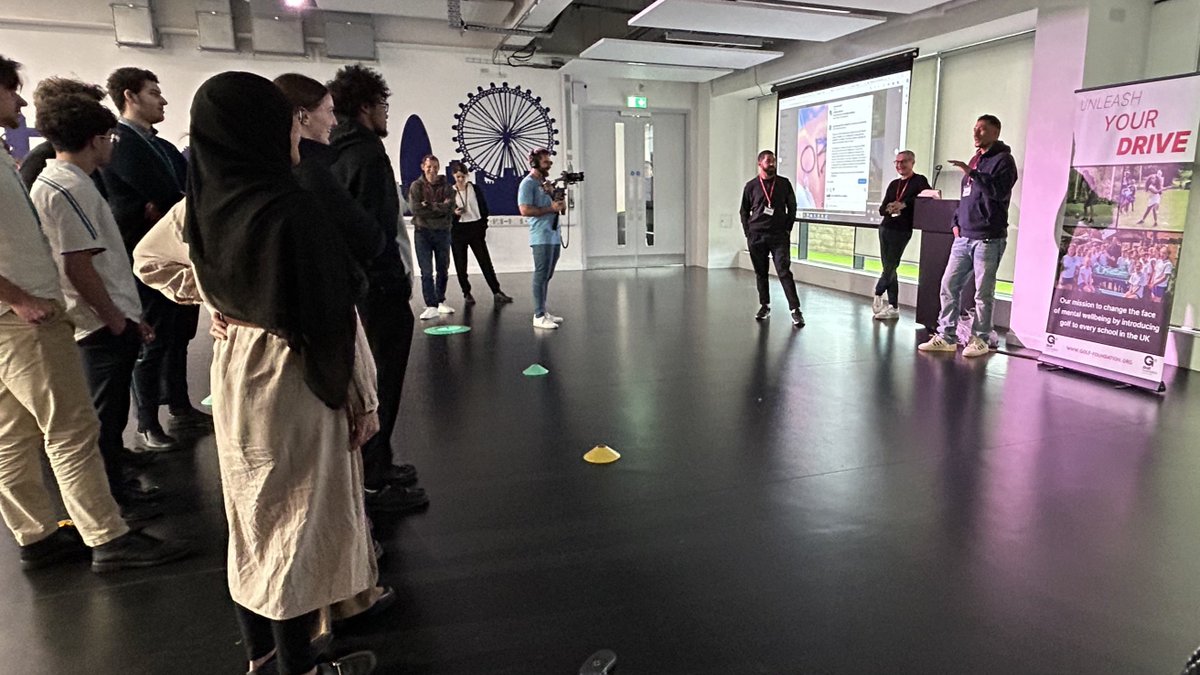 Thank you @jaybothroyd, @treyniven (@Outta_Boundz Show hosts), @golffoundation & @greenspacegolf for visiting #LAET! 🏌️Our students were introduced to golf through various exercises with the overall aim of using the sport to improve their well-being.🏌️ #UnleashYourDrive