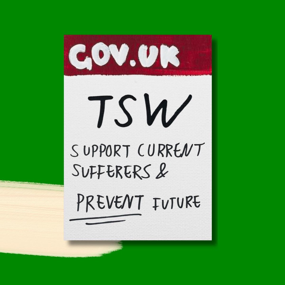 Why Your Support is vital👂Together, we can make a significant impact on the lives of those affected by TSW, providing them with the hope and support they need to recover and thrive.

🏷️Katie Mackie Petition, Petition 658458, TSW Petition petition.parliament.uk/petitions/6584…