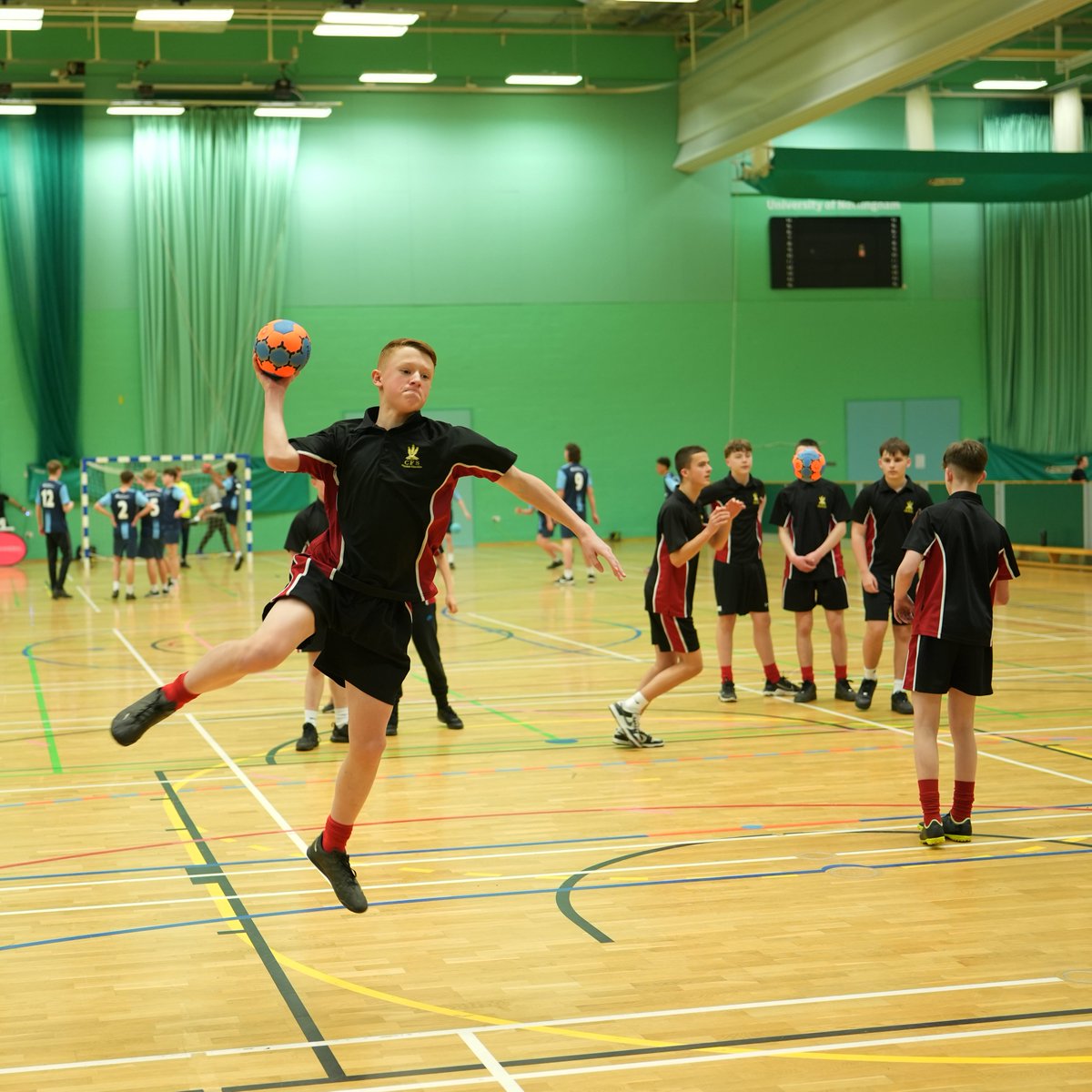 RHTrustSport's tweet photo. What a morning it has been! 400 players from 10 schools have been fighting it out to become Handball Cup Champions! 

We've got the semi finals, 3rd/4th play offs and the final this afternoon... stay tuned!  😀

#RedhillTrustSport #HandballCup2024 #Handball https://t.co/pZ7ACFj5GJ