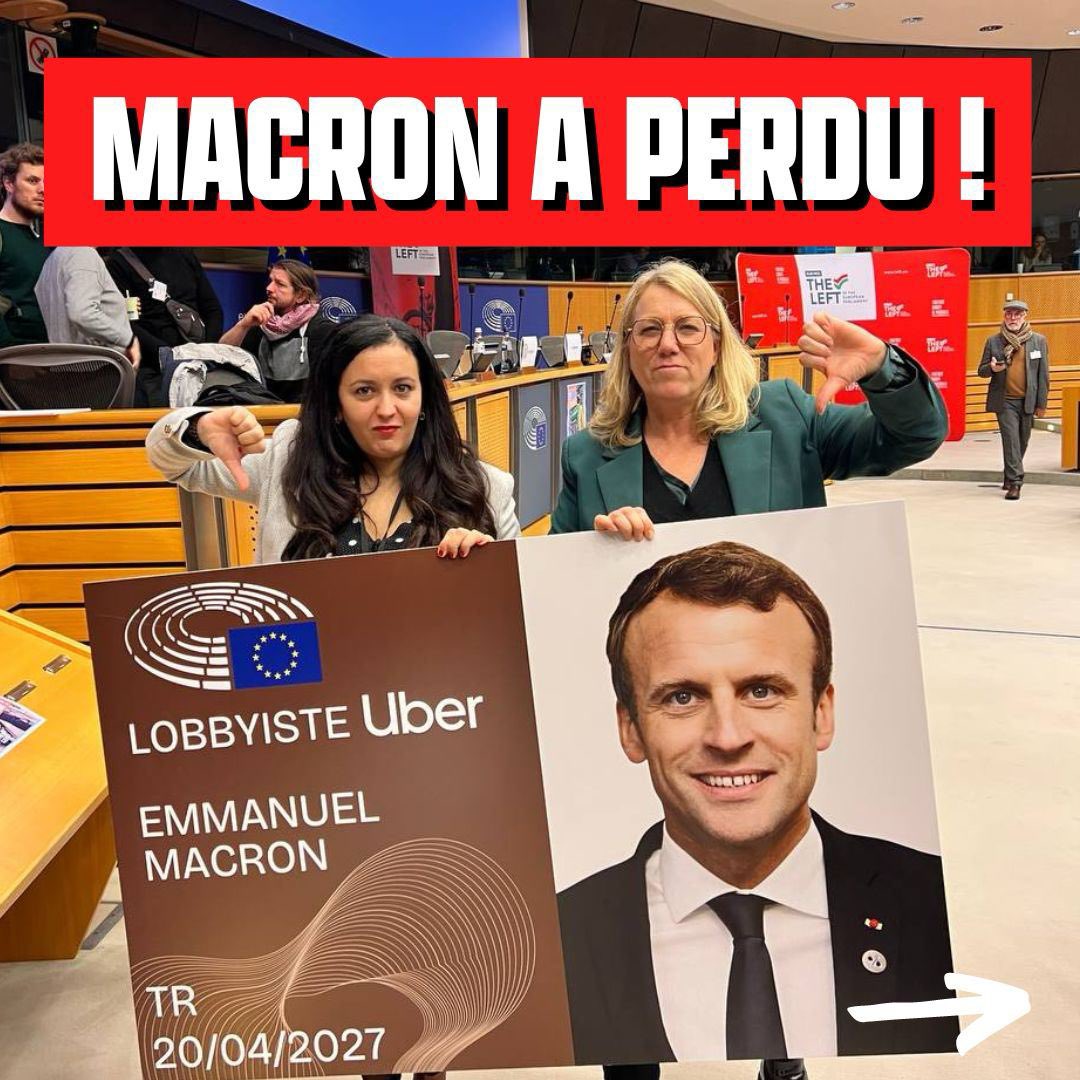 ENFIN ! La directive 🇪🇺 pour les travailleurs ubérisés est définitivement adoptée ! Quelle belle victoire arrachée par @leilachaibi contre Uber et Macron qui a tout fait pour s'y opposer. Pour avoir d'autres victoires, une solution : votez @ManonAubryFr le 9 juin !