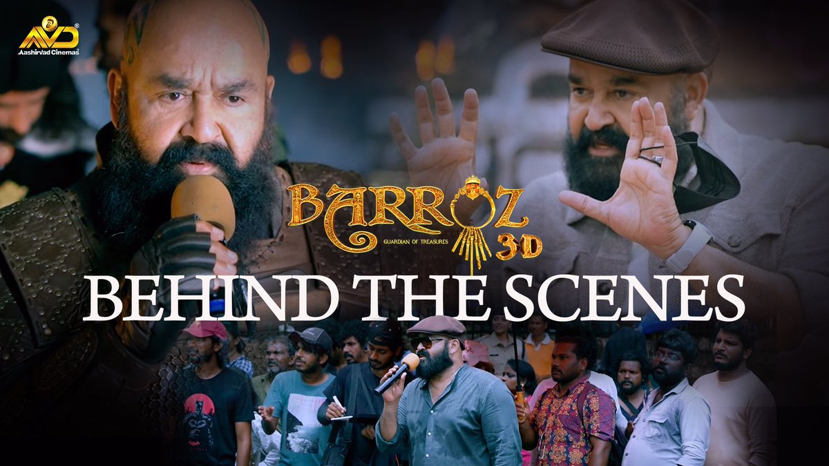 #Lalettan’s Directorial #Barroz BTS!
🔗youtu.be/D67bpCgzqdo?si…