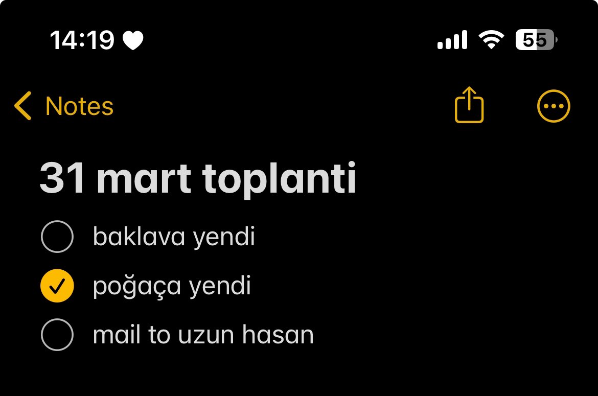 iş yerinde toplantılar nasıl geçiyor diye sormuşsunuz buyrun toplantı notlarım