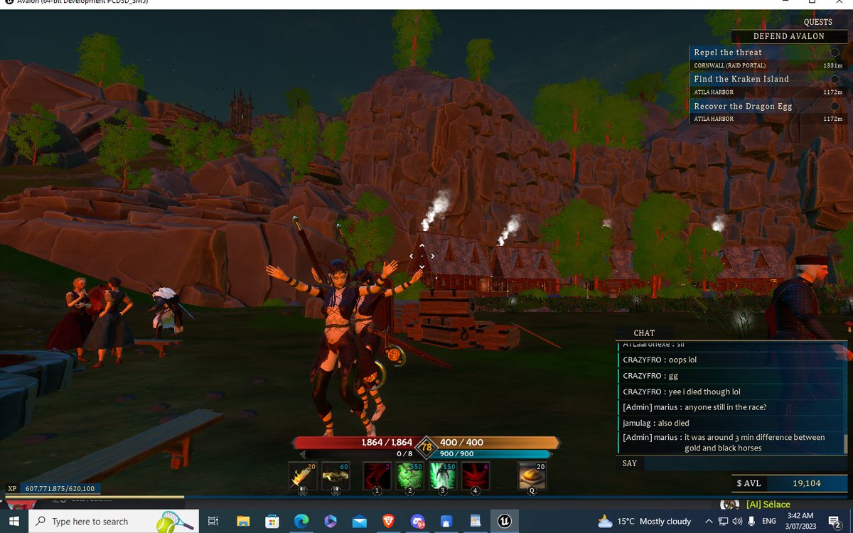 cashmeuptoo's tweet photo. @DanuGames Victory in the horse races was a cause for grand celebration! After crossing the finish line, our team gathered in unity, and the Druids led us in a mesmerizing dance, perfectly synchronized and full of joy. The atmosphere was electric, filled with laughter, cheers! #deathprophet https://t.co/6e9XPseBH0
