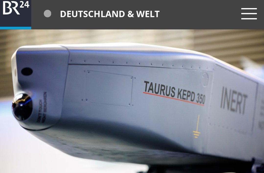 🇺🇸👀 'US weapons package triggers new Taurus discussion', - BR24 🇩🇪🚀 In view of the new US weapons package for Kyiv, Strack-Zimmermann has stated that if Washington now delivers long-range ATACMS missiles, it is time to 'act on the Taurus issue'.
