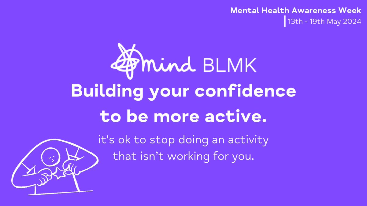 Any kind of physical activity can be difficult, especially at first. Remember that it's ok to stop doing an activity that isn’t working for you. But if you want to keep trying, these ideas may help; mind.org.uk/information-su…