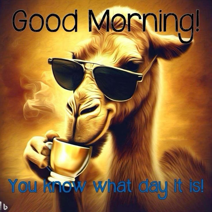 Happy Hump Day Patriots!🇺🇸🐫 Have a great day!☕️🥰🙏🤗