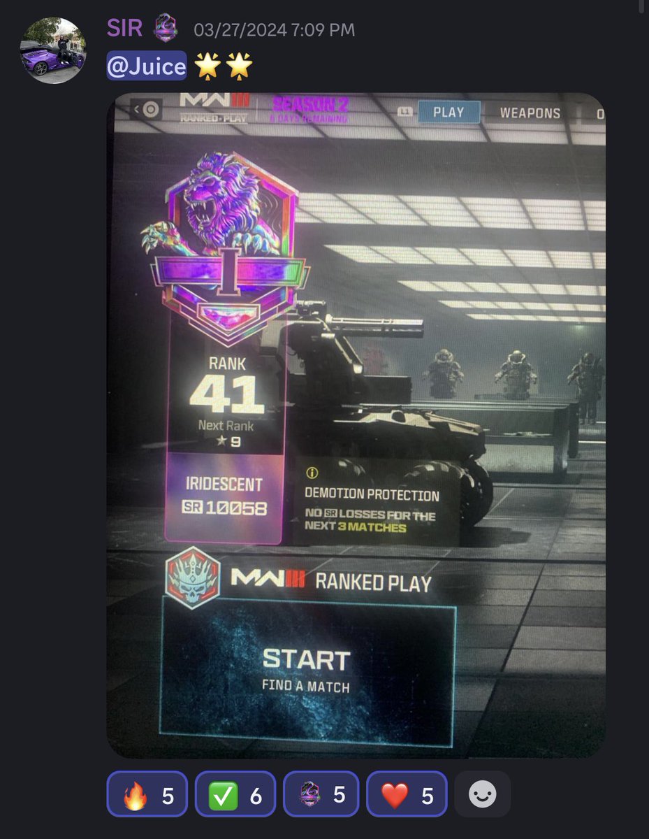 vRebZz's tweet photo. @SBNServices Discord Contains:

1000+ Vouches ✅

Warzone Boosting ✅: Done by Me , @AabeIe , @LucianovM_  , @Shxne4K 

MP Boosting✅ : Done by @Ikxrmzz , @Huijkkk , @juicexcod , @byrneer and a few more

Camos : @yonickzs ✅
Cheap Cod Points / Nuke Services ✅

Join Link in Bio https://t.co/d6TE756EDD