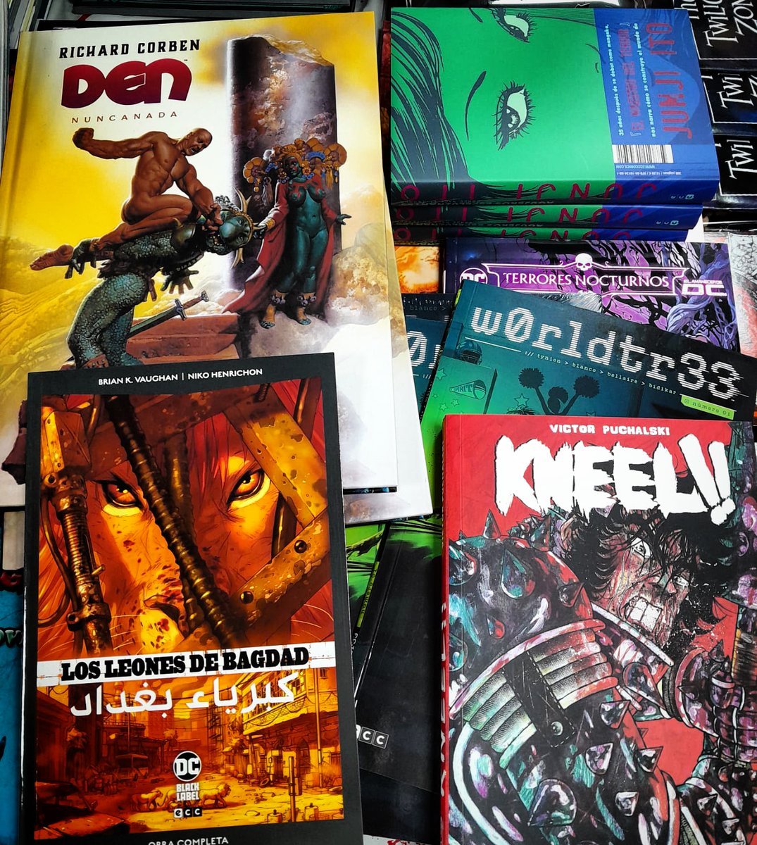 LMansionDTerror's tweet photo. Hoy es miércoles de novedades en ECC y aquí están algunas de las cositas que además llevaremos a la I Feria del Libro de Carabanchel que se celebra del próximo viernes a domingo en la Plaza de las Palmeras
#feriadellibrodecarabanchel #lamansiondelterror_lmt #novedades #ecccomics https://t.co/C0S04Nd8mA