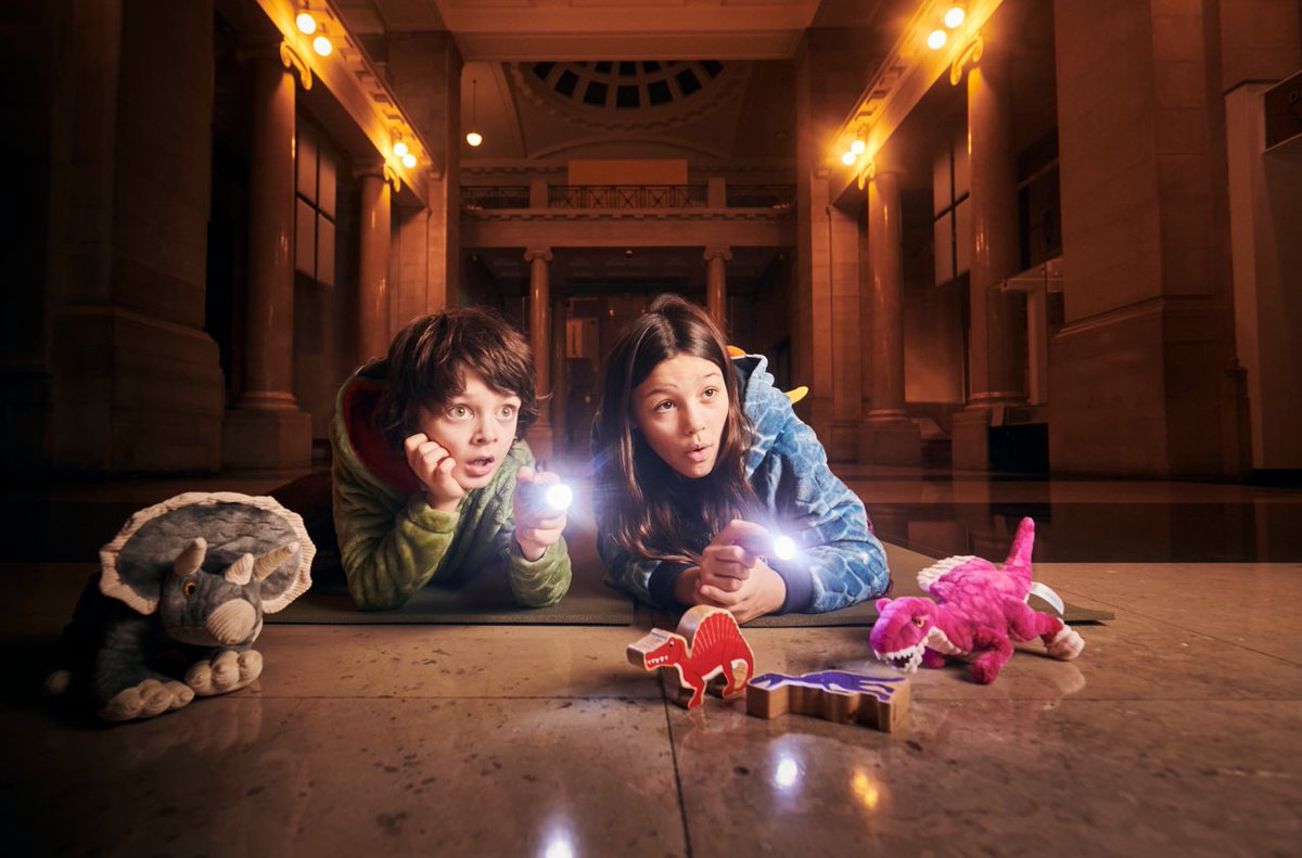 You're invited to a very special dino sleepover here at the National Museum Cardiff! 🦖Take a torch lit tour 🎨Get creative in our craft workshops 🍿Settle down for a film before bed 💃Breakfast and dancing with @DanceFit_Wales 🎟️bit.ly/3Q1NGiJ