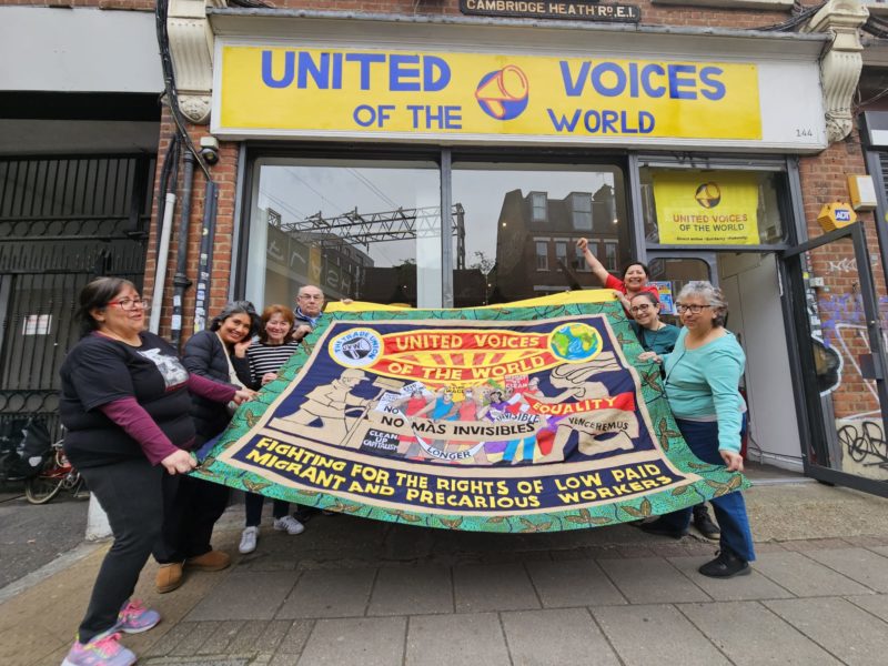 Have you seen our beautiful new banner yet? 😍 Made by our members with the love and support of Ed Hall, Ella Jones and @Jimena54404894. uvwunion.org.uk/en/news/2024/0… Keep an eye out for it on May Day! 👀✊🏽