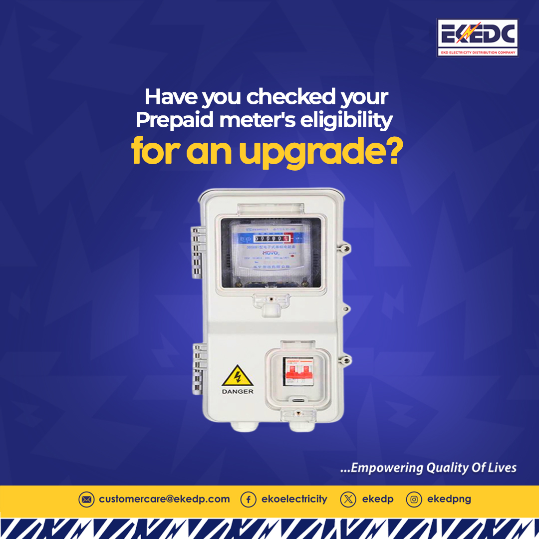 Have you checked if your meter is eligible for an STS upgrade? You can confirm your meter's eligibilty for an STS upgrade by visiting ekedp.com/sts, input your details and click submit. If eligible, we will get back to you but if it is not eligible you will need to…