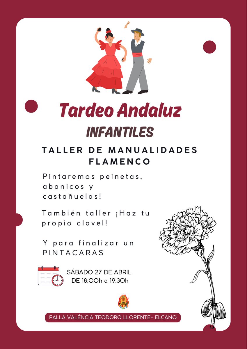fallaelcano's tweet image. ¡Los niños también se preparan de flamencos para el tardeo! 💃🏻🌹✨♥️