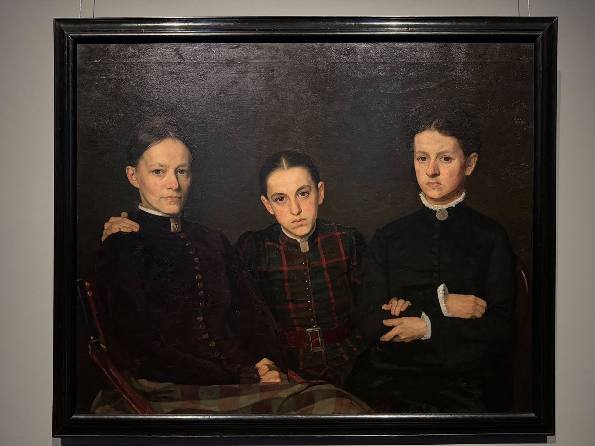 No way you can ever prompt: three sisters in sorrow because of their dying mother and the AI outcome would be:

Portrait of Cornelia, Clara, and Johanna Veth. 

Jan Veth 1895 

@rijksmuseum #beyond #grandmasters