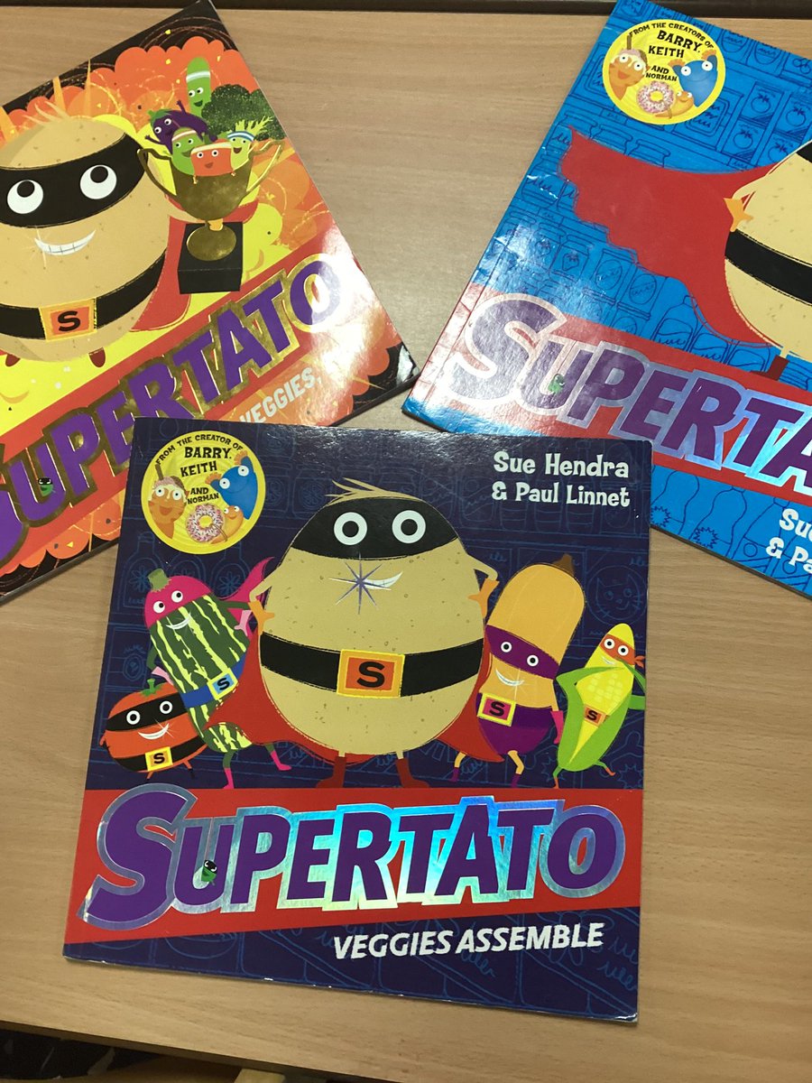 Key Stage One book club began this half term reading Supertato by Sue Hendra and started the process for growing potatoes. We left our seed potatoes to grow and then we will plant them @WellesbourneSch @WellesRead