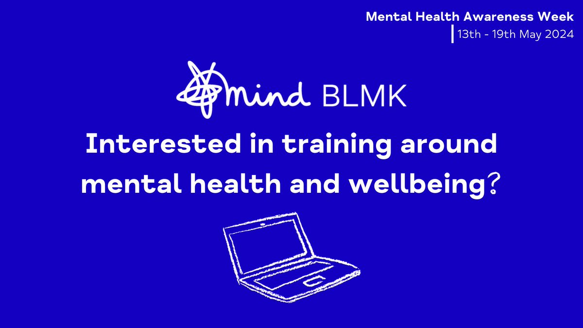 Mind BLMK offers a range of mental health and wellbeing 𝘁𝗿𝗮𝗶𝗻𝗶𝗻𝗴 𝗮𝗻𝗱 𝗲𝗱𝘂𝗰𝗮𝘁𝗶𝗼𝗻 on a variety of topics. Training is available for individuals, schools, corporates and everything in between. Tailored packages are also available. 👉mind-blmk.org.uk/training-and-e…