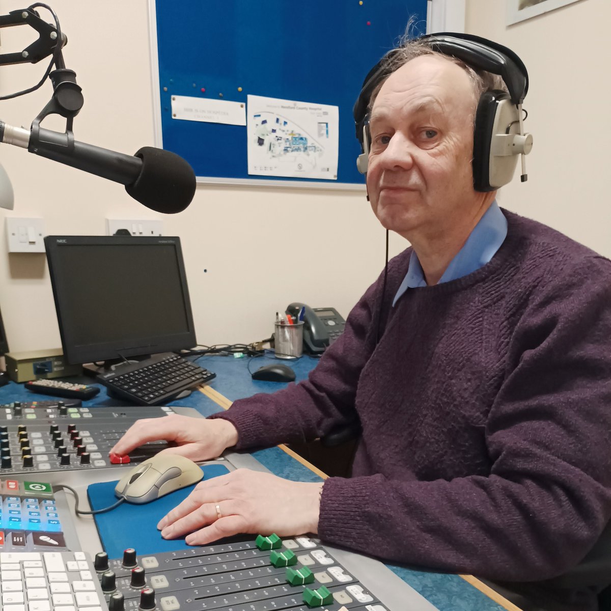 For 40 years, Andy has been presenting on hospital radio. Not only does it give meaning to his life, but Andy believes the comfort of radio is good for patients' wellbeing. Thank you, Andy, for your dedicated service. We appreciate you and the team. #amazingWVTvolunteers