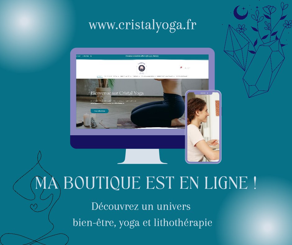 Constance__moon's tweet photo. 🎉 GRANDE NOUVELLE ! 🎉Je vous dévoile enfin mon projet ! Cristal Yoga est né !🌛
https://t.co/Fs6fkuieoc https://t.co/9nW5ROrpKc
