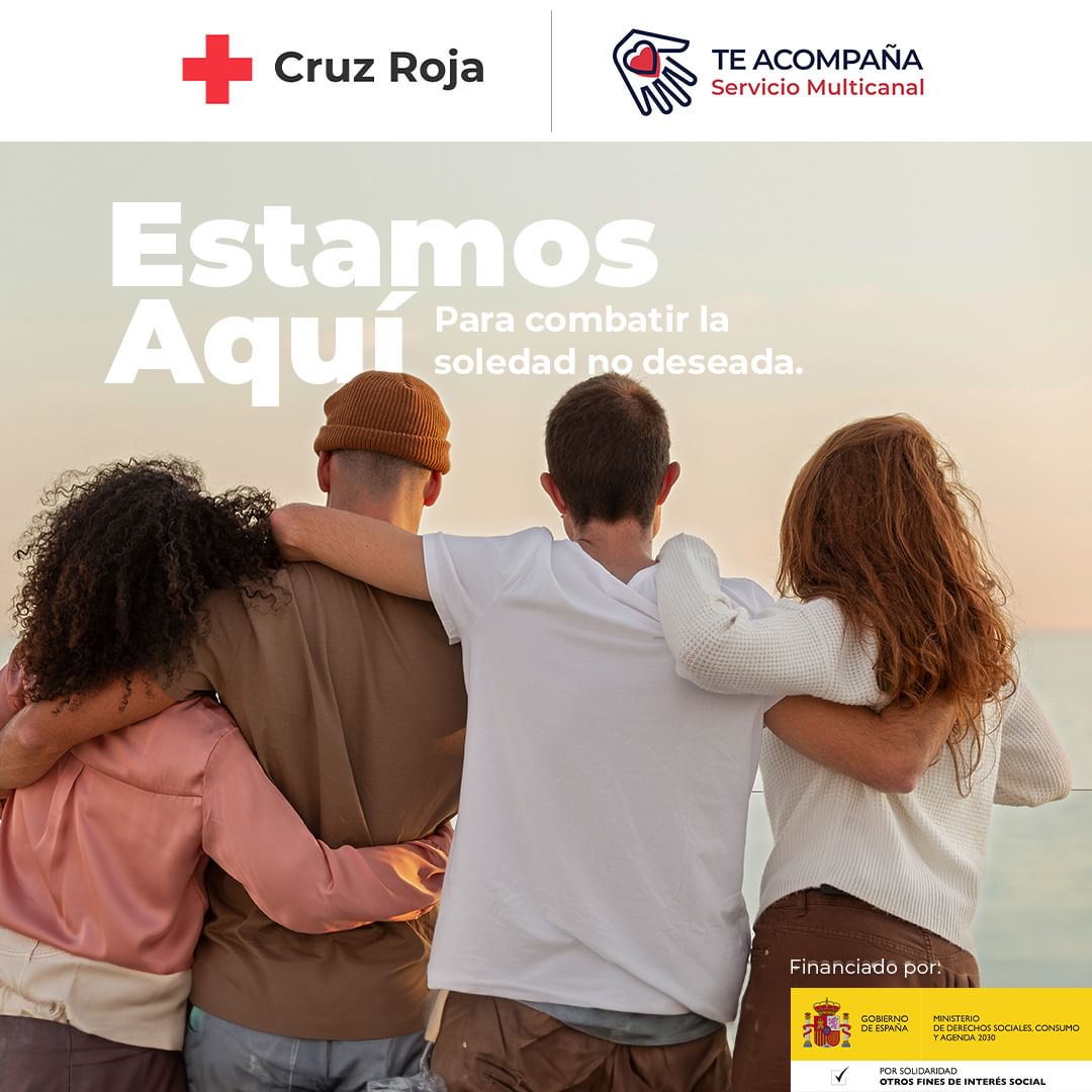 CruzRojaEsp's tweet image. En momentos de incertidumbre o soledad, estamos aquí para ti. Nuestro servicio multicanal @CRTeAcompana
brinda apoyo emocional a quien pueda necesitarlo.

Estamos aquí para escucharte, comprender tus preocupaciones y ayudarte.