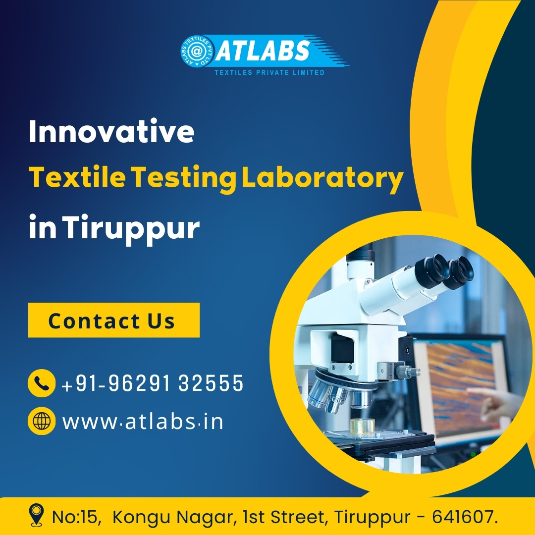AtlabsTextiles's tweet photo. Innovative Textile Testing Laboratory in Tiruppur.......
#textiles #testingservices #ISO9001:2015 #InnovativeTextile, #certifiedgarment, #trustedtextile, #ReliableQuality, #testinglab, #testingpartner, #bestquality, #TextileTesting, #topnotchgarments, #qualitytesting, https://t.co/fLEDlQOYFA