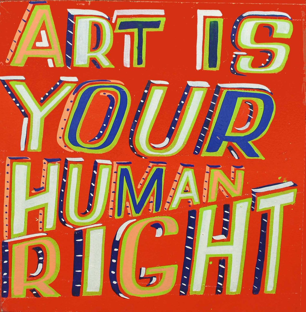 The arts are vital, they are a space for critical dialogue, to make our creative human expression visible, a space to imagine new possibilities, explore complex ideas & express our personal, social, cultural & plural identities, to make sense of the world & make meaning ❤️ #arts