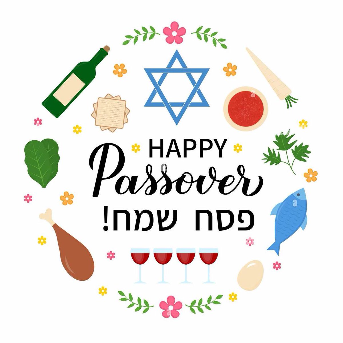 Wishing for prosperity, joy, and peace this Passover.