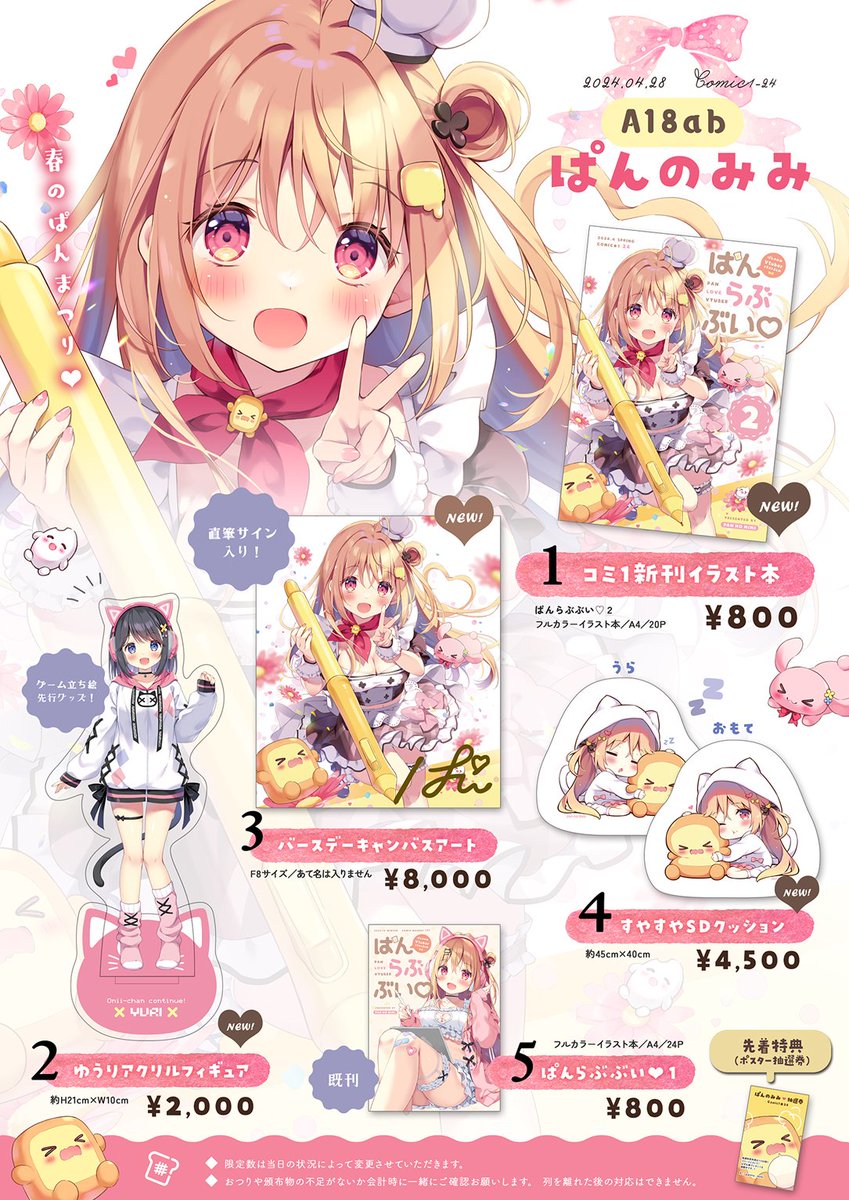 ☆【未開封】ぱん ぱんちゃんF8キャンバスアート [ぱん][ぱんのみみ]