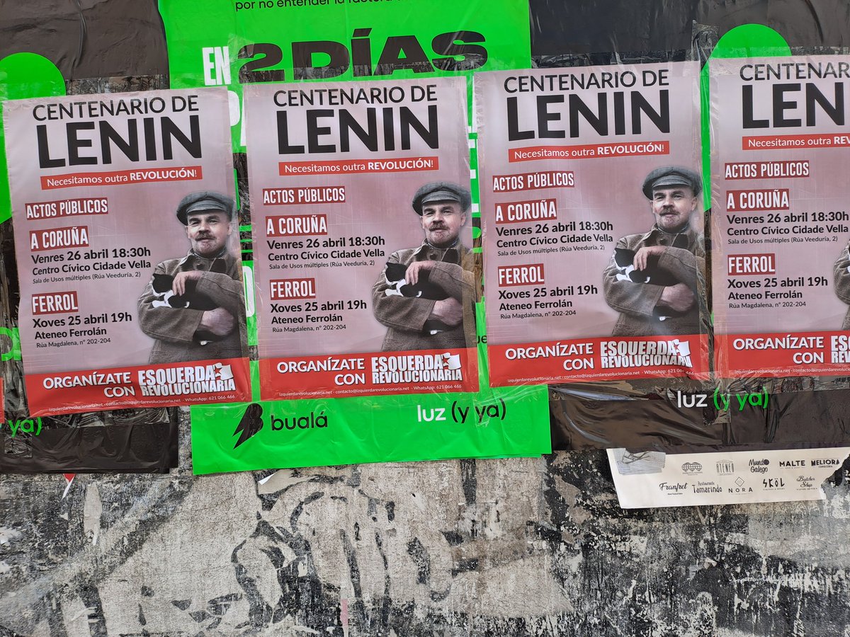 ouimoimeme's tweet photo. Promoviendo y celebrando a dictadores homicidas
Anda que...
#Coruña
#Lenin https://t.co/ssb2e9zlJB