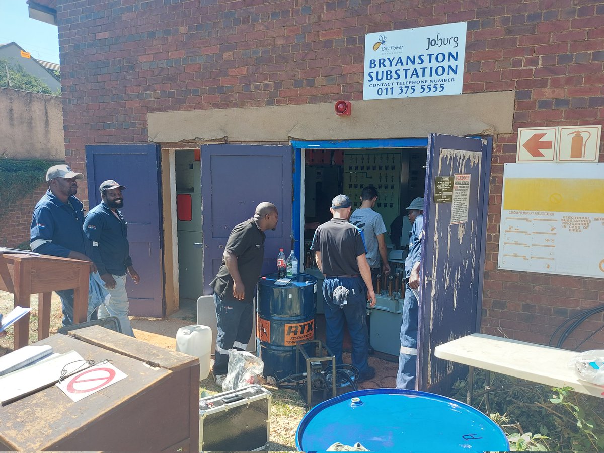Update: Maintenance at Bryanston Sub station today
Confirmed areas that will be affected
Bryanston East and Ext, parts of Riverclub, Moodie Hill,  New  Brighton, Sandhurst  ext 4
Pls note the maintenance may run later than 16 00
I will share updates as I get them
